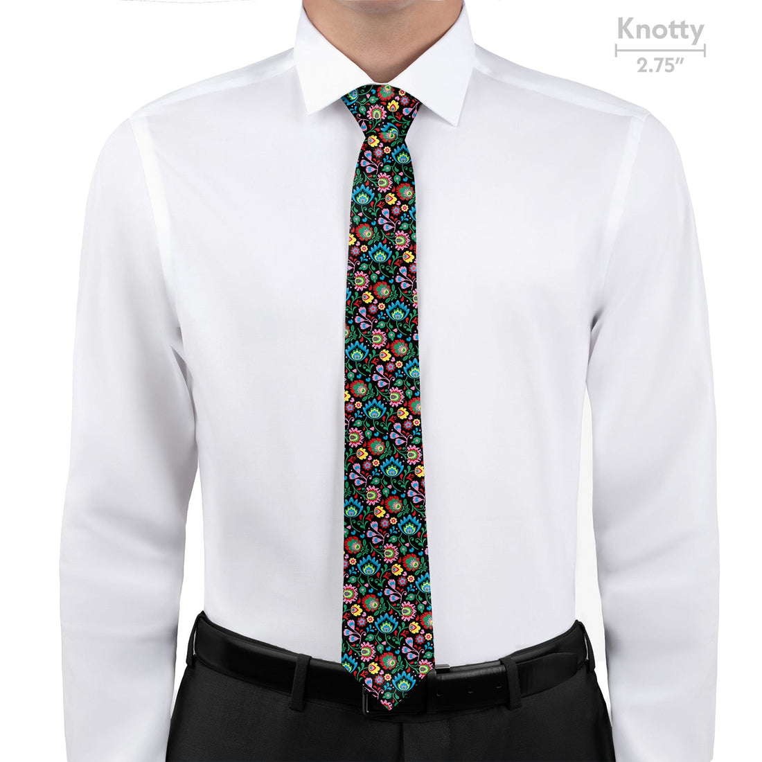 Electric Daisy Floral Necktie - Knotty - Knotty Tie Co.