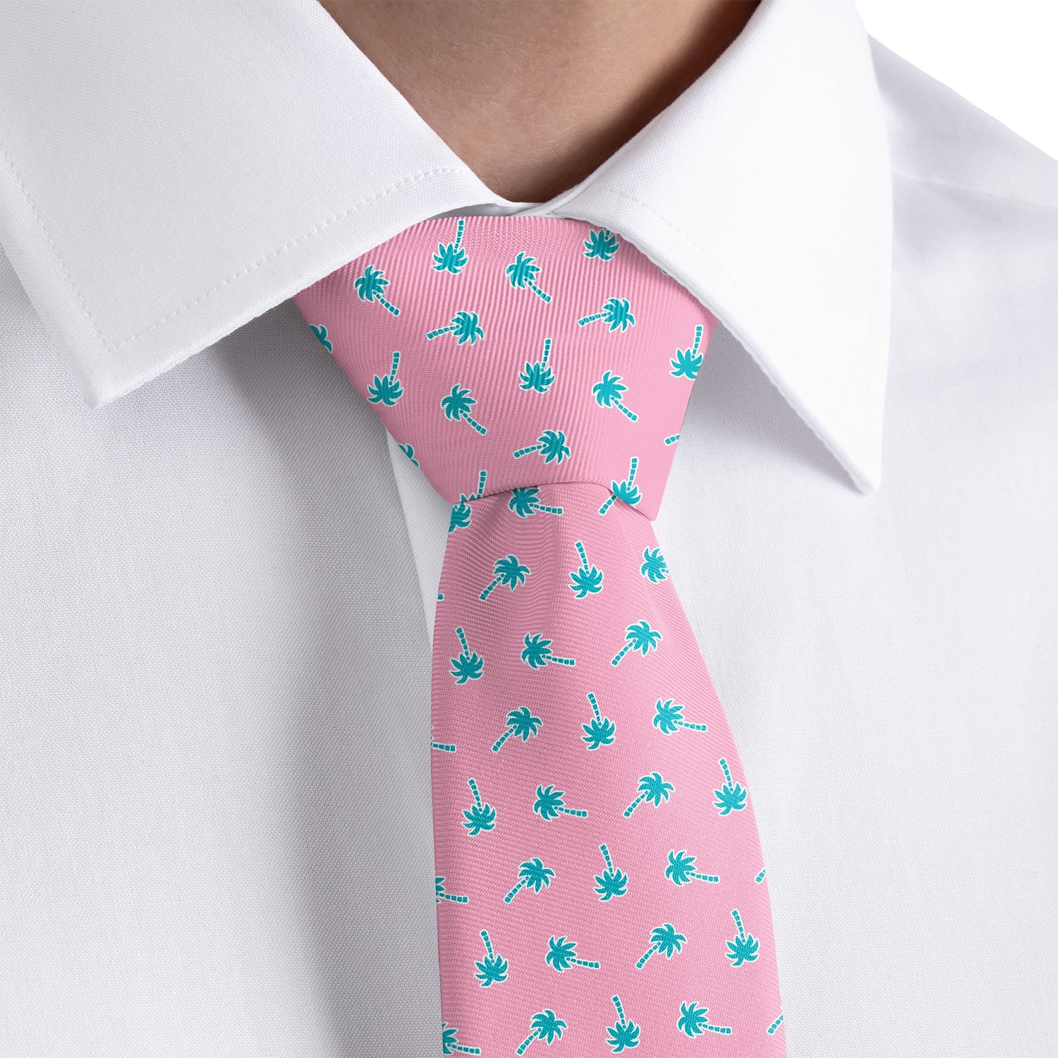 Electric Palm Necktie - Dress Shirt - Knotty Tie Co.
