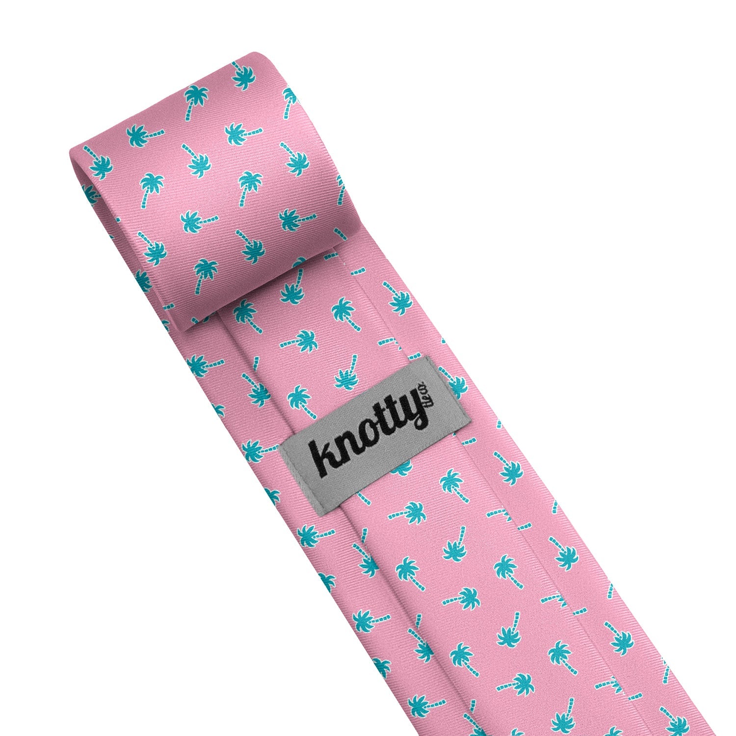Electric Palm Necktie - Tag - Knotty Tie Co.