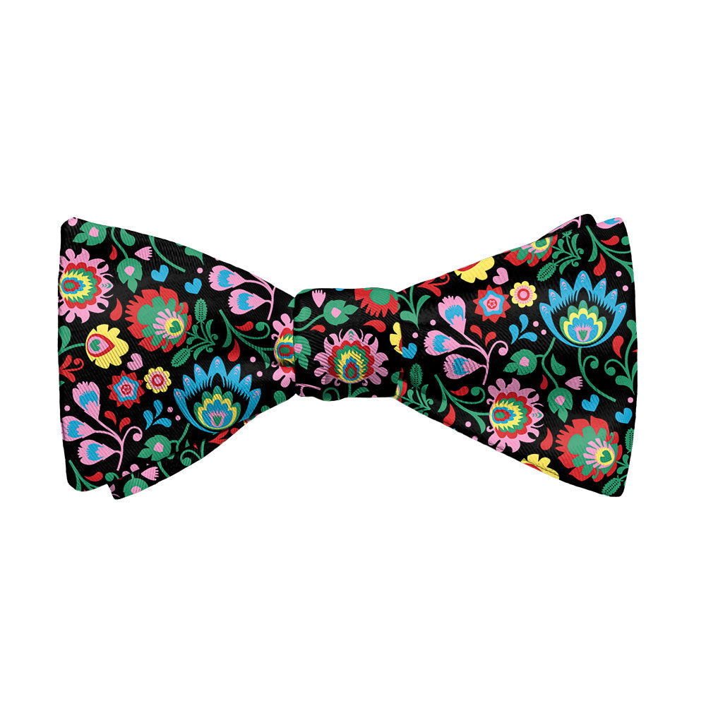 Electric Daisy Floral Bow Tie - Adult Standard Self-Tie 14-18" -  - Knotty Tie Co.