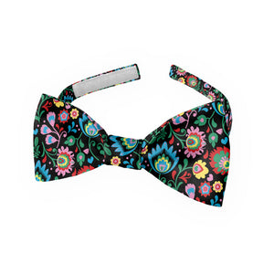 Electric Daisy Floral Bow Tie - Kids Pre-Tied 9.5-12.5" -  - Knotty Tie Co.