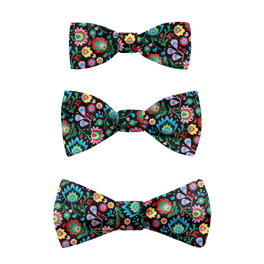 Electric Daisy Floral Bow Tie -  -  - Knotty Tie Co.