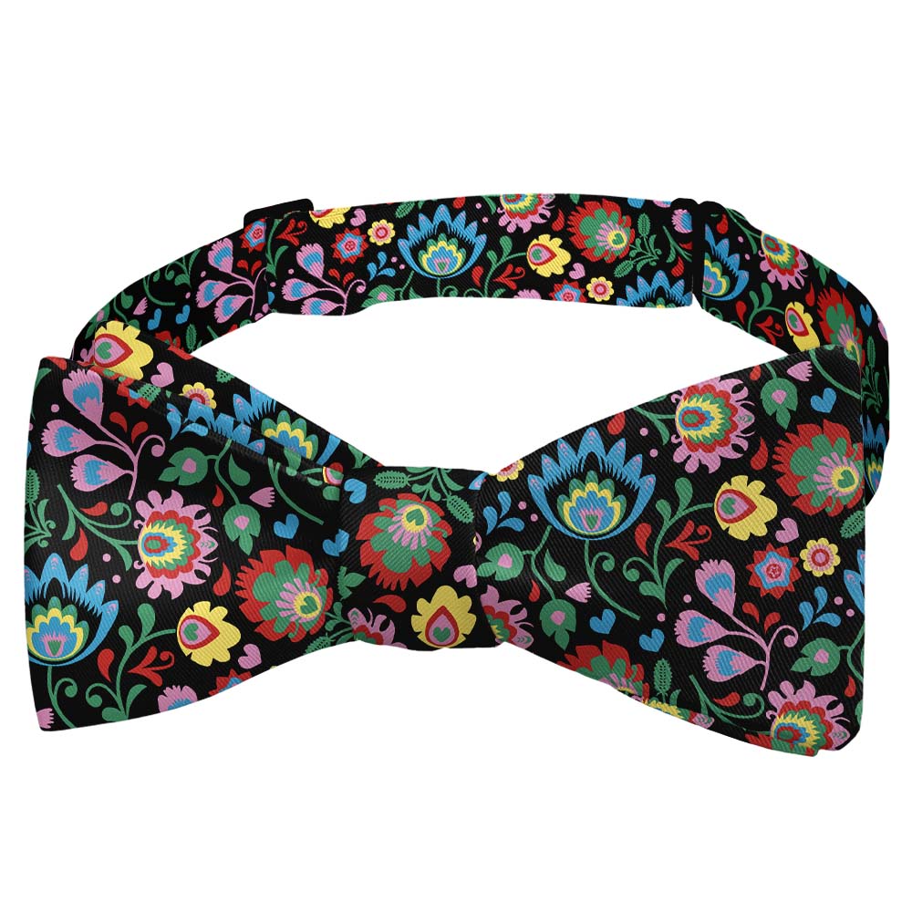 Electric Daisy Floral Bow Tie - Self Tie Bow Tie - Knotty Tie Co.