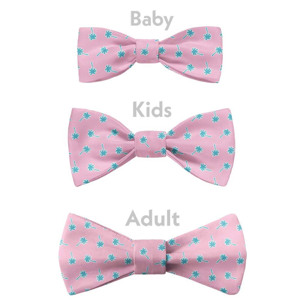 Electric Palm Bow Tie - Bow Sizes - Knotty Tie Co.