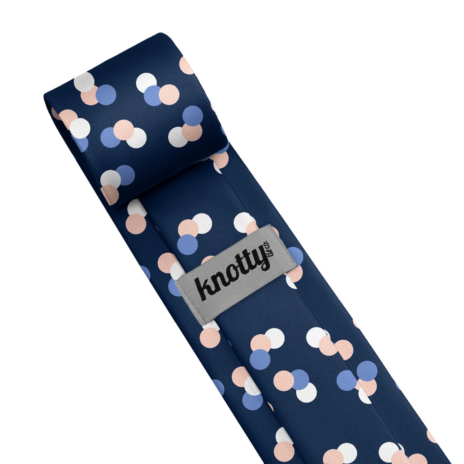 Elizabeth Dots Necktie - Tag - Knotty Tie Co.
