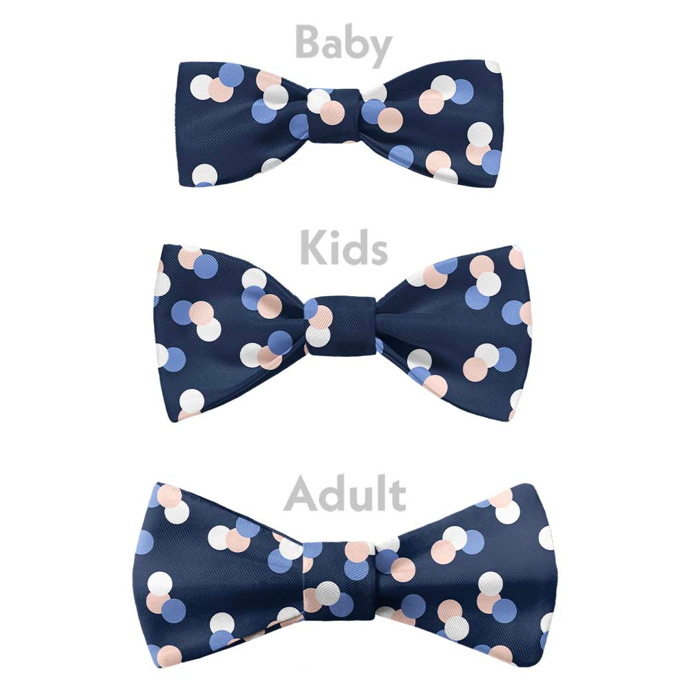 Elizabeth Dots Bow Tie - Bow Sizes - Knotty Tie Co.