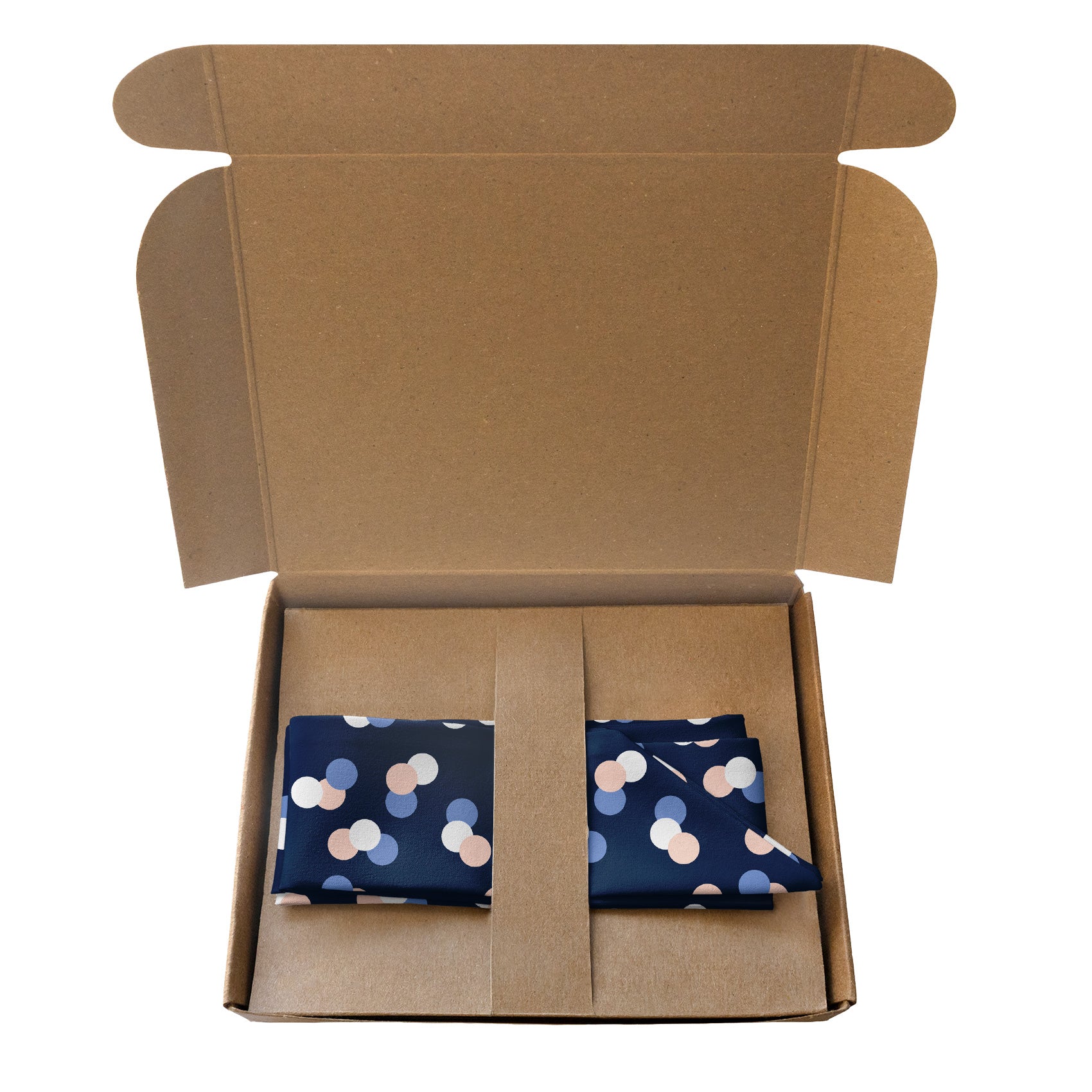 Elizabeth Dots Hair Scarf - Packaging - Knotty Tie Co.