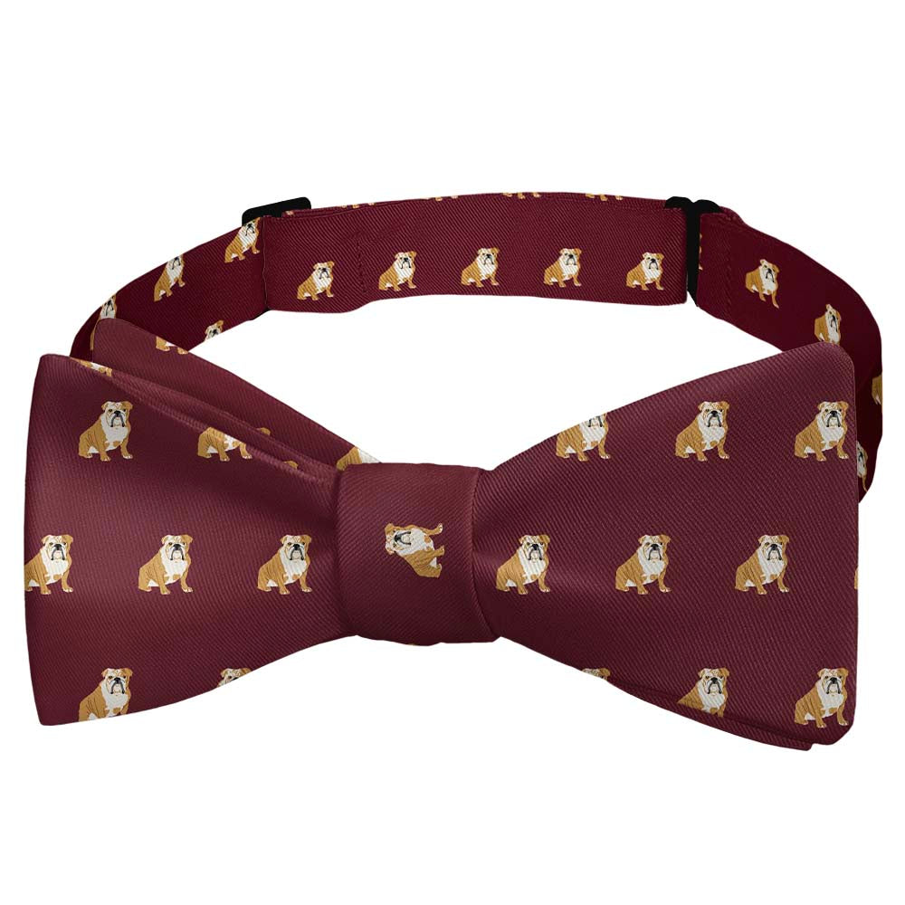 English Bulldog Bow Tie - Self Tie Bow Tie - Knotty Tie Co.