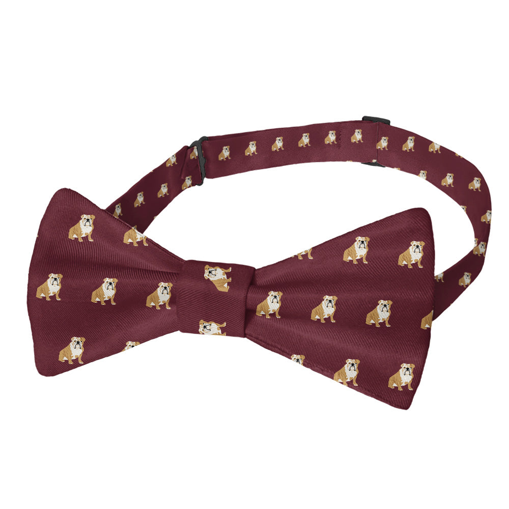 English Bulldog Bow Tie - Pre-Tied Bow Tie - Knotty Tie Co.