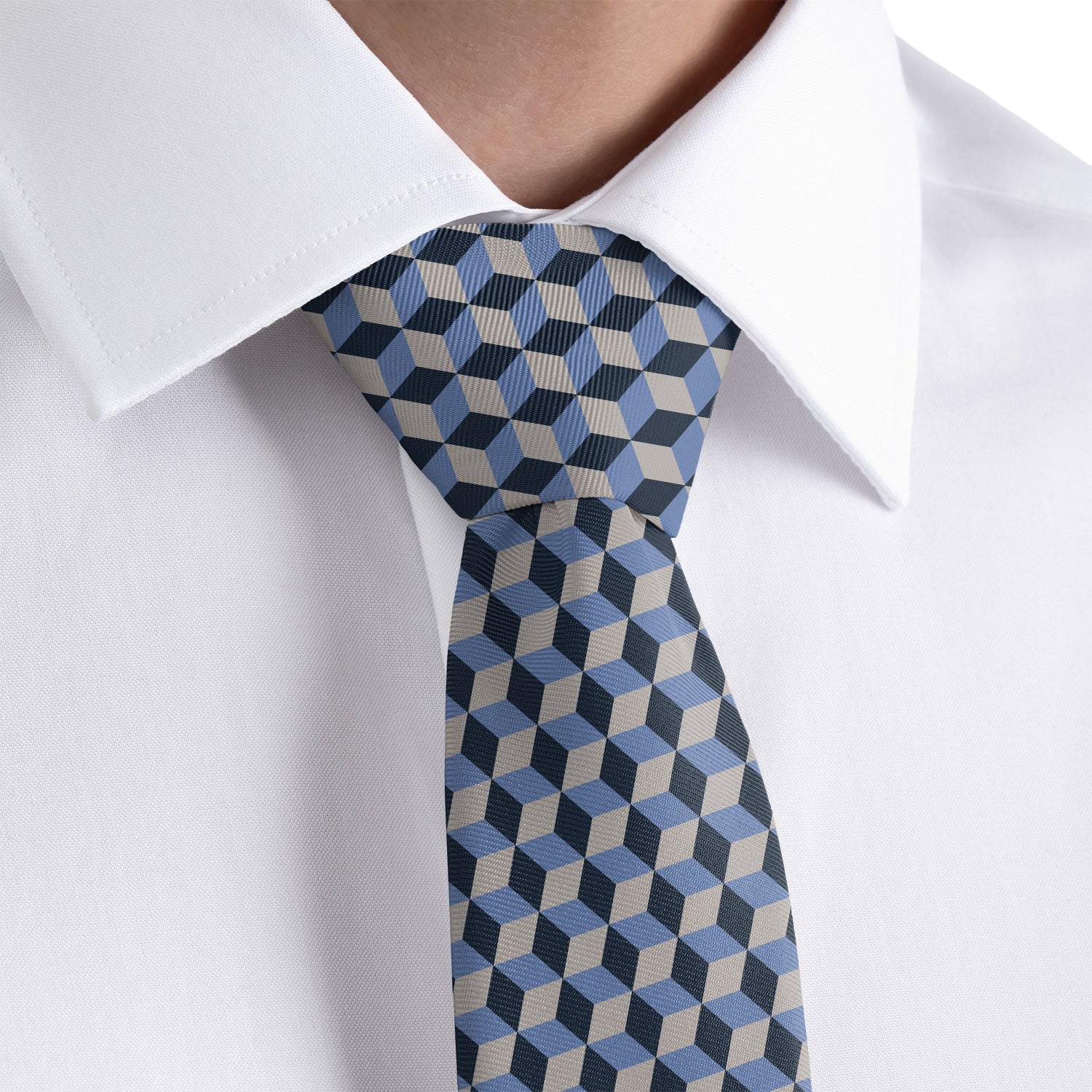 Escher Geometric Necktie - Dress Shirt - Knotty Tie Co.