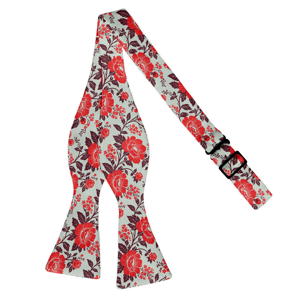 Estate Garden Floral Bow Tie - Self Tie Flat - Knotty Tie Co.