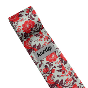 Estate Garden Floral Necktie - Tag - Knotty Tie Co.
