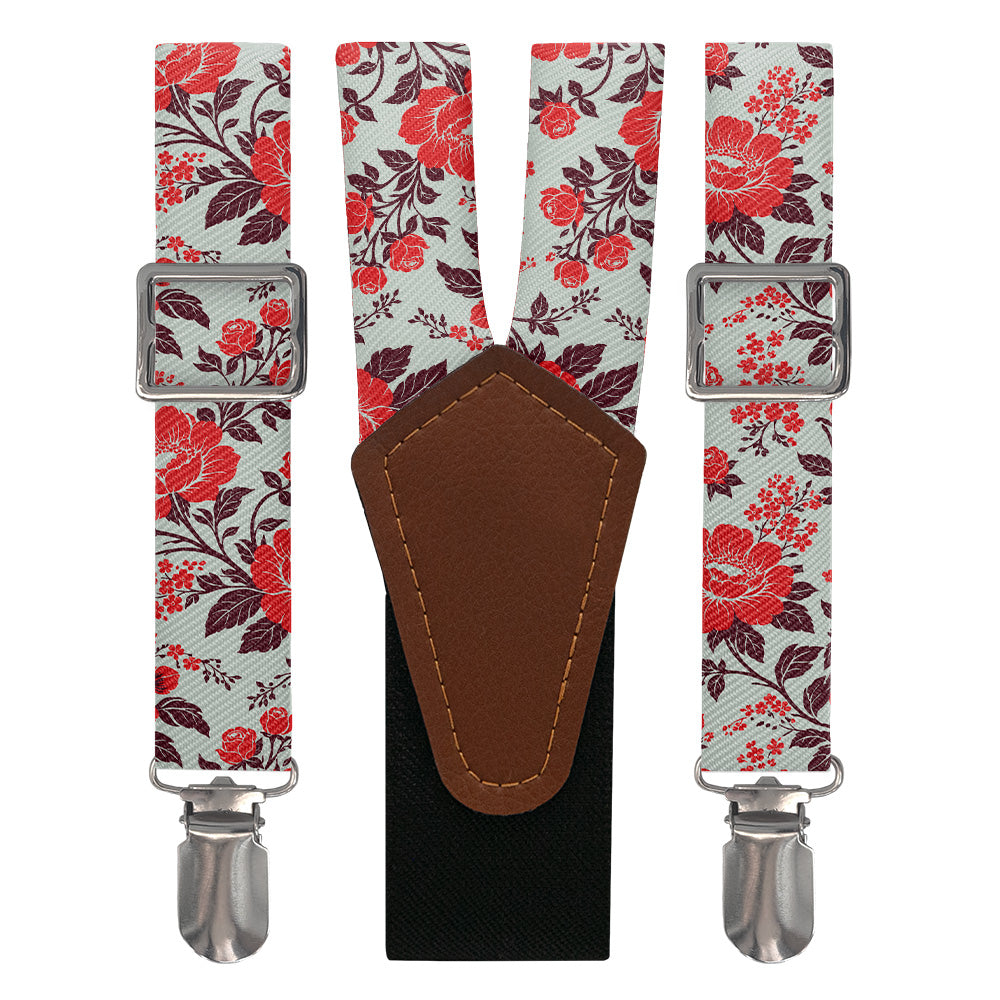 Estate Garden Floral Suspenders - Main View - Knotty Tie Co.