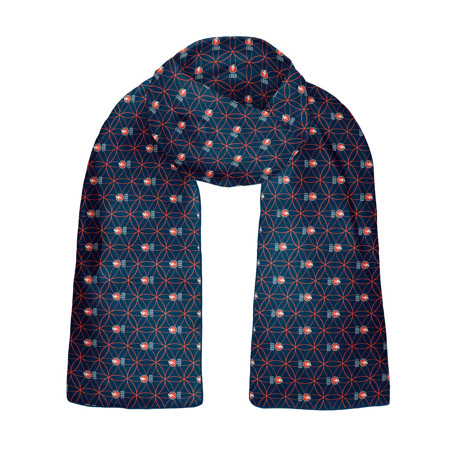 Eternal 2 60 x 18 Rectangle Chiffon Logo Scarf - Knotty Tie Co.