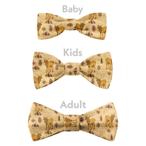 Evergreen Elk Bow Tie - Bow Sizes - Knotty Tie Co.