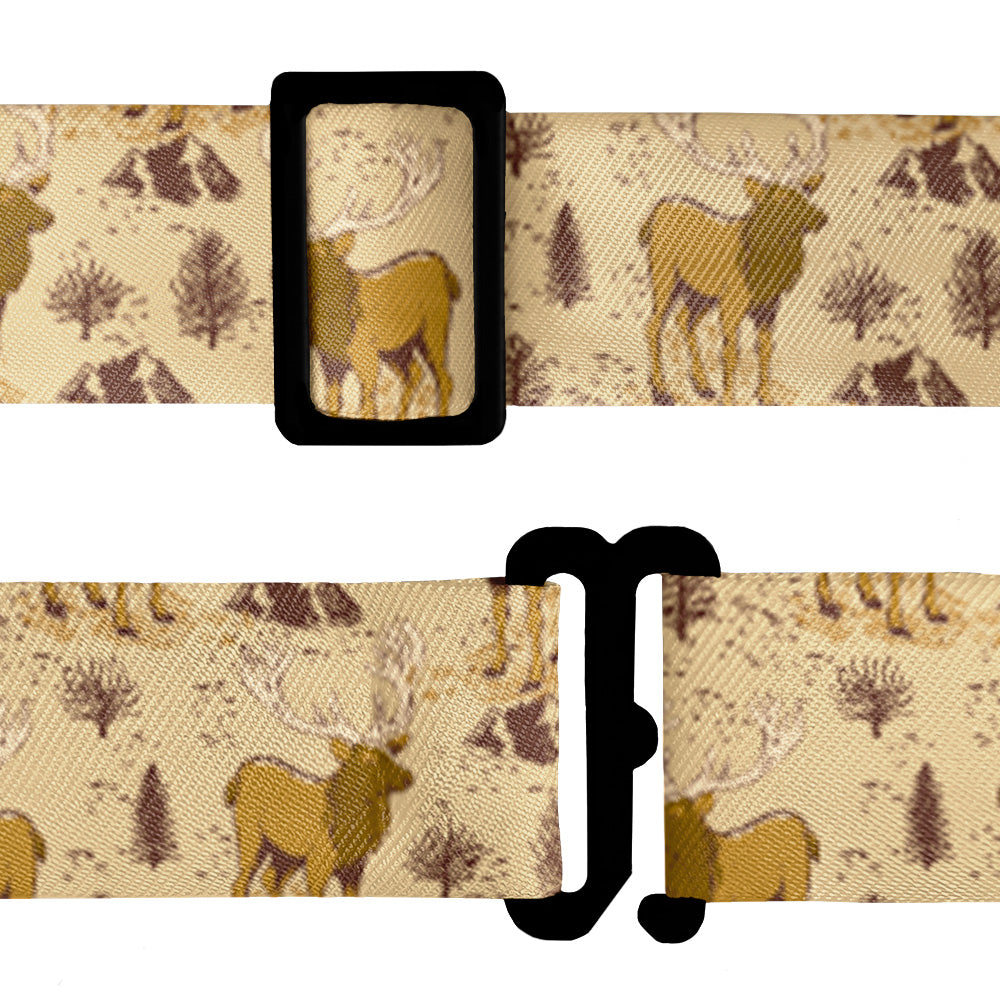 Evergreen Elk Bow Tie - Bow Tie Hardware - Knotty Tie Co.