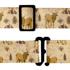 Evergreen Elk Bow Tie - Bow Tie Hardware - Knotty Tie Co.