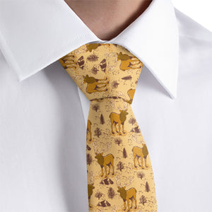 Evergreen Elk Necktie - Dress Shirt - Knotty Tie Co.