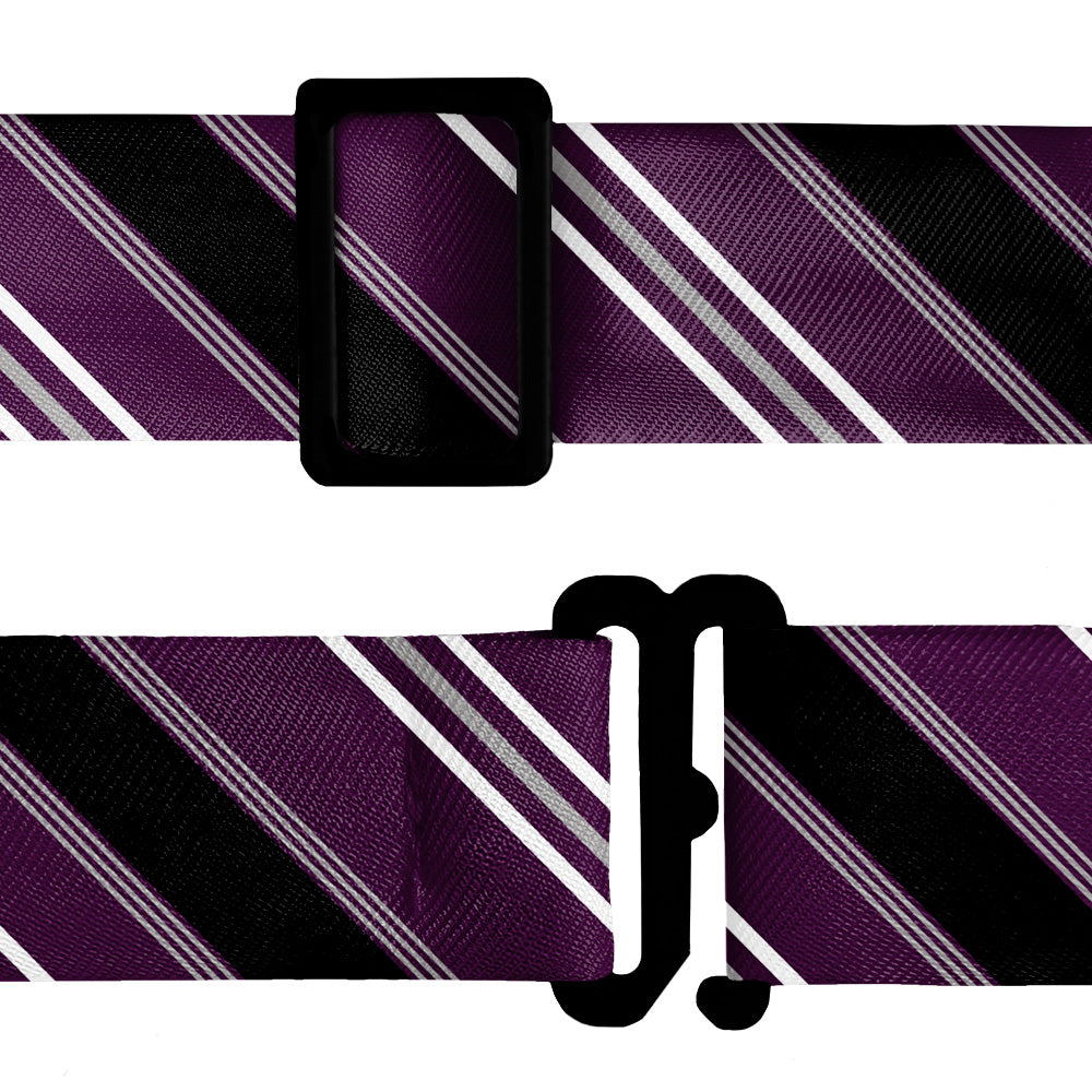 Executive Stripe Bow Tie - Bow Tie Hardware - Knotty Tie Co.