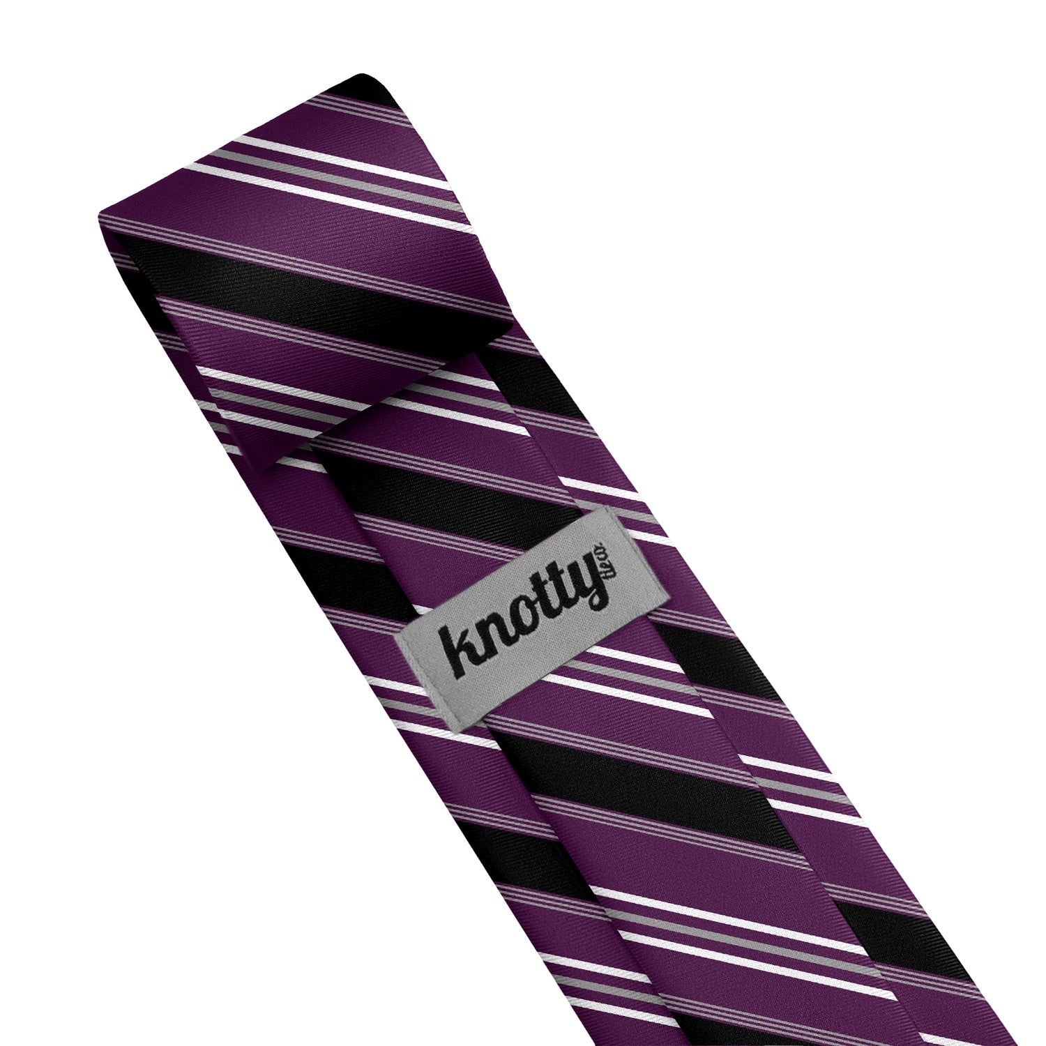 Executive Stripe Necktie - Tag - Knotty Tie Co.