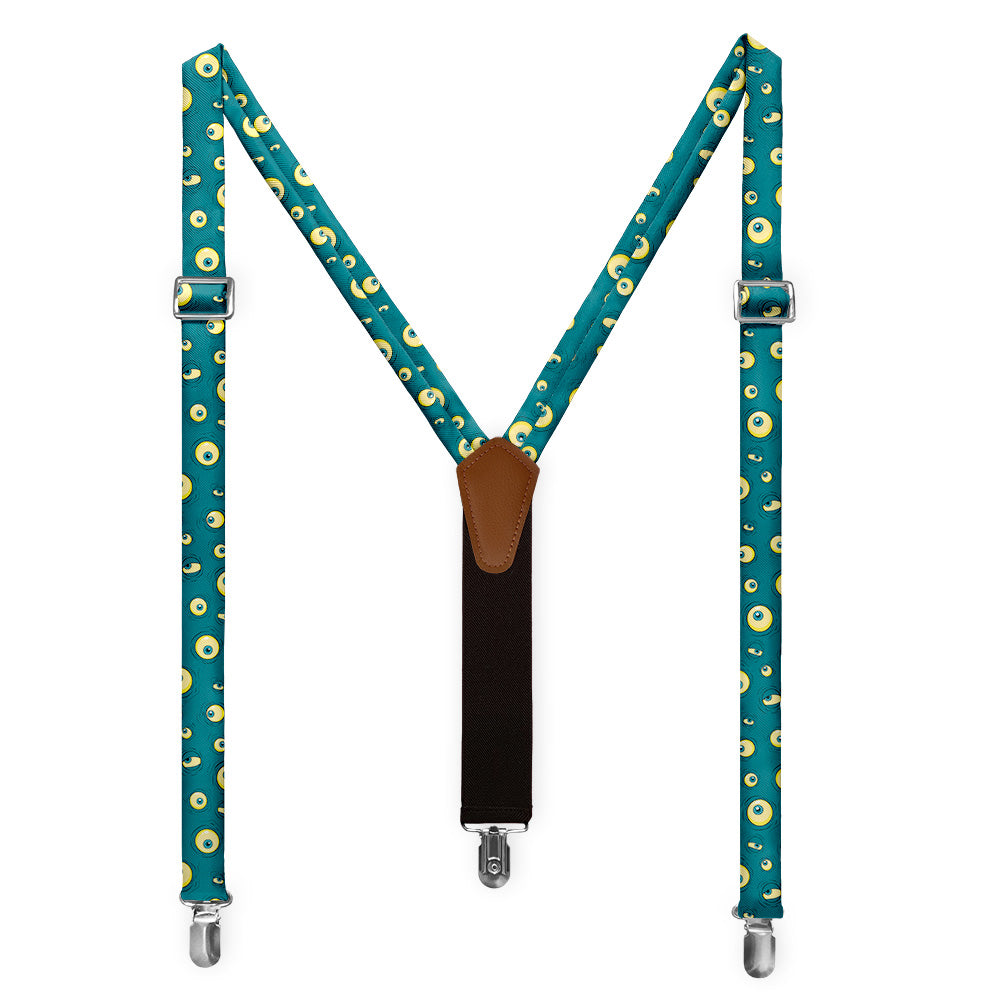 Eyeballs Suspenders - Full Front View - Knotty Tie Co.