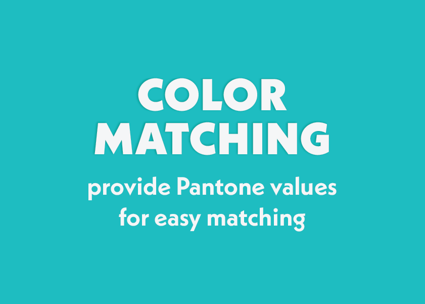 how to color match custom printed ties