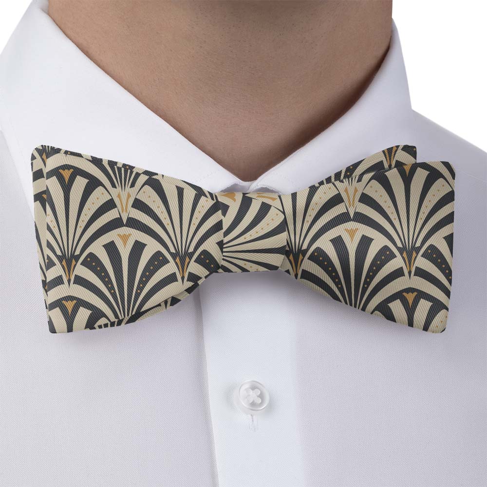 Fanfare Geometric Bow Tie - Bow Tie with Dress Shirt - Knotty Tie Co.