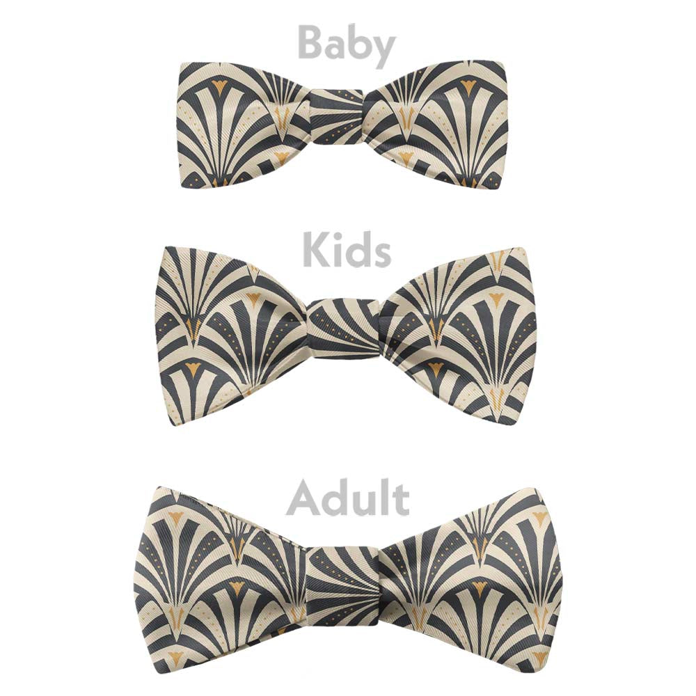 Fanfare Geometric Bow Tie - Bow Sizes - Knotty Tie Co.