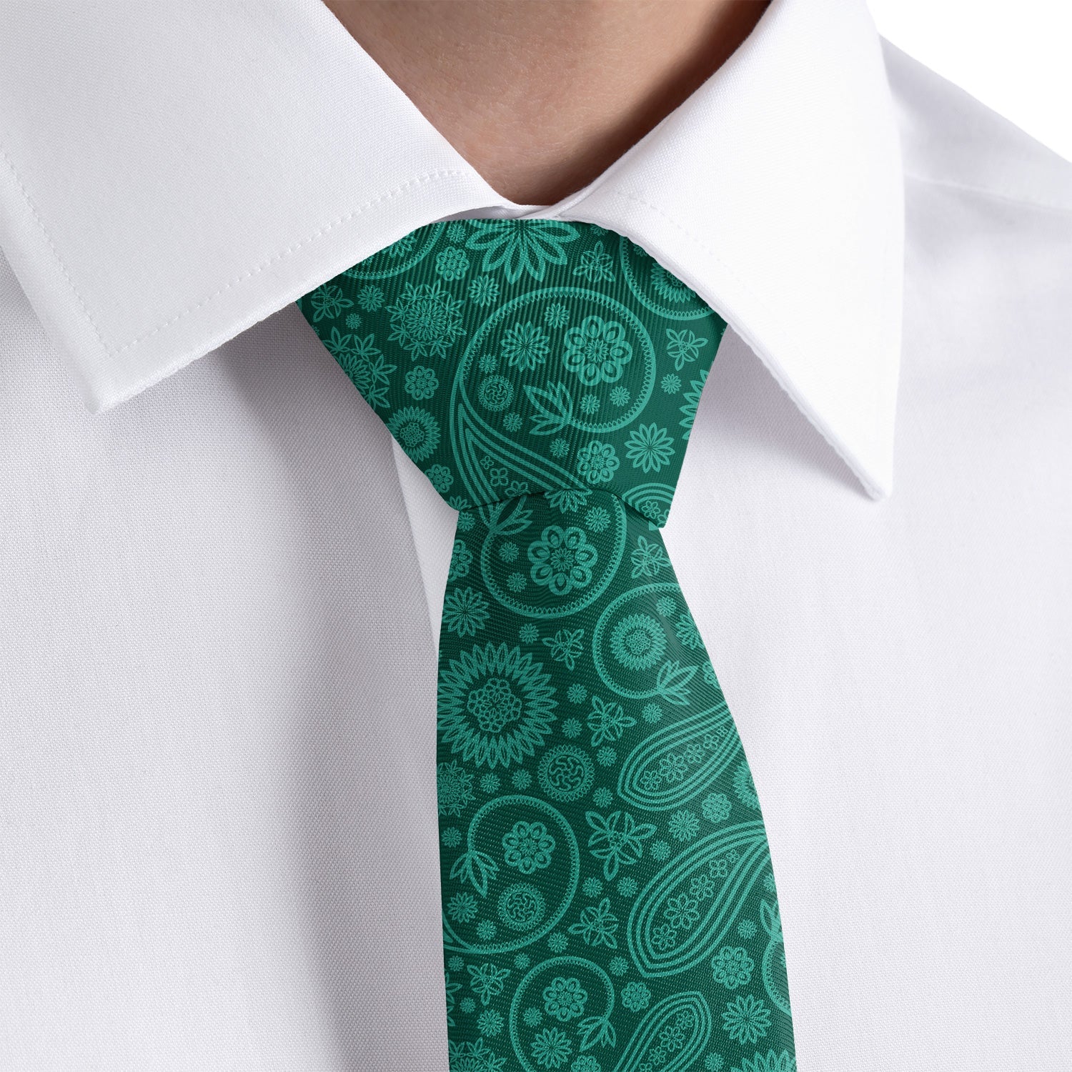 Fantastic Paisley Necktie - Rolled - Knotty Tie Co.