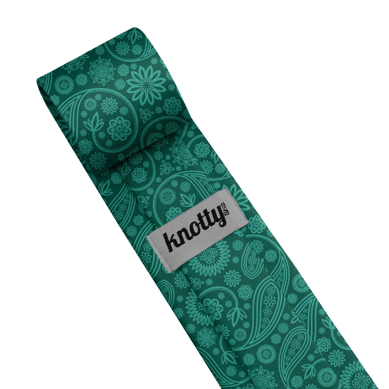 Fantastic Paisley Necktie - Tag - Knotty Tie Co.