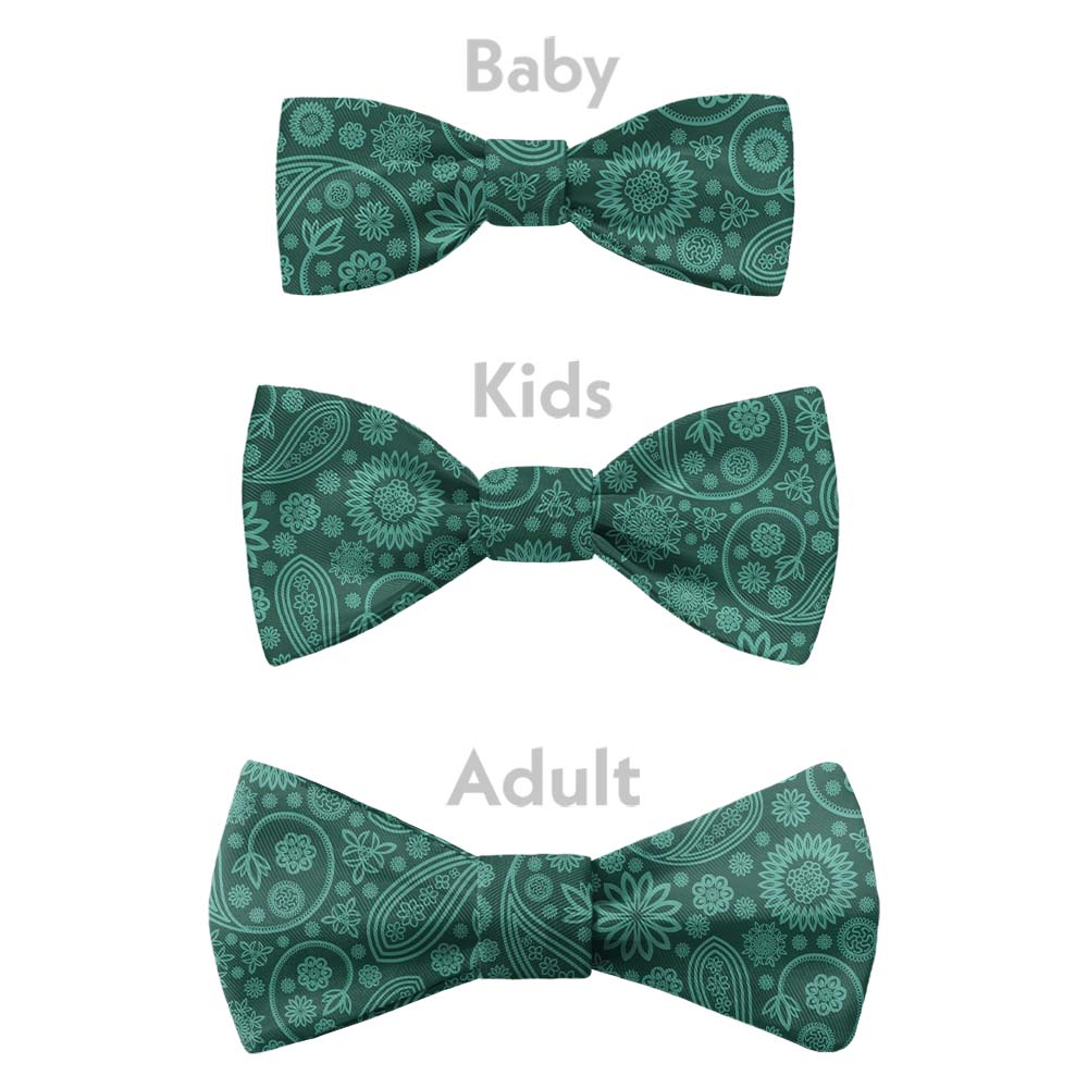 Fantastic Paisley Bow Tie - Bow Sizes - Knotty Tie Co.