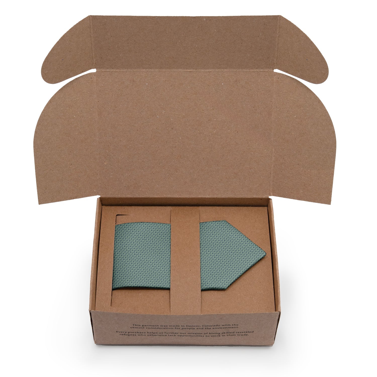 Faux Knit Necktie - Packaging - Knotty Tie Co.