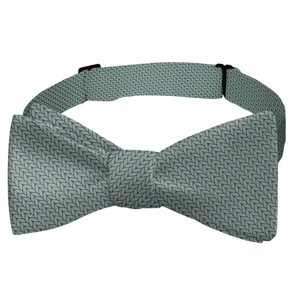 Faux Knit Bow Tie - Self Tie Bow Tie - Knotty Tie Co.