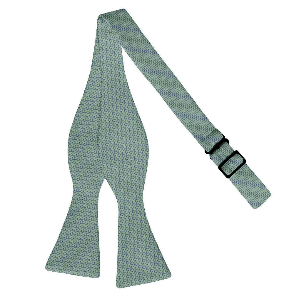 Faux Knit Bow Tie - Self Tie Flat - Knotty Tie Co.