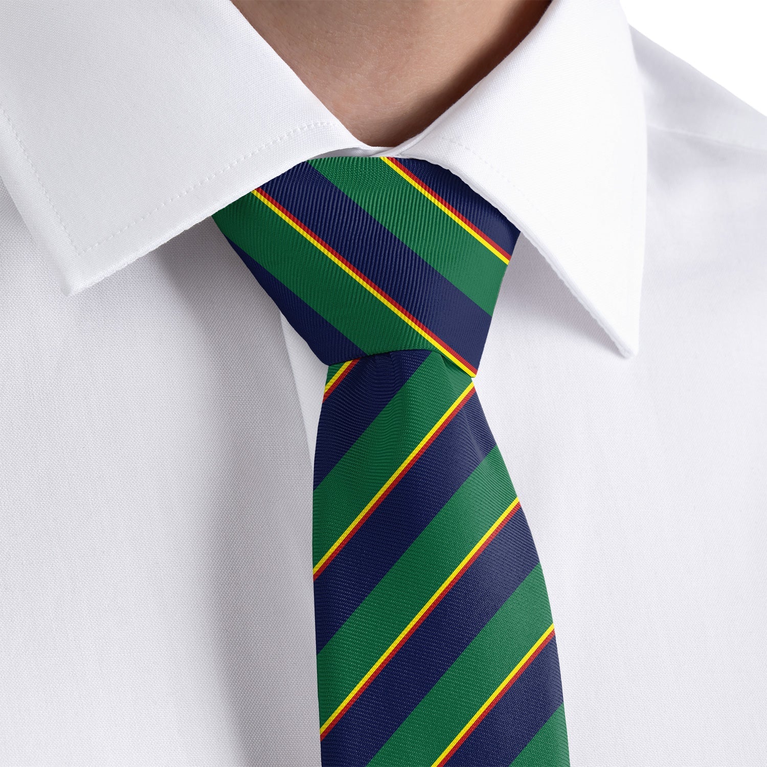 Federal Stripe Necktie - Dress Shirt - Knotty Tie Co.