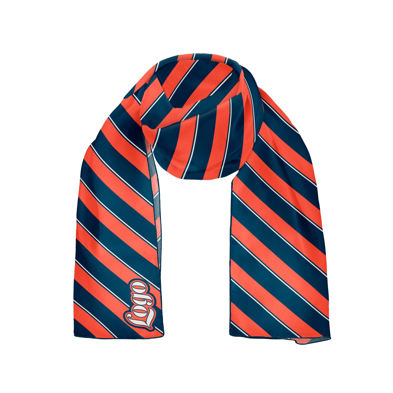 Federal 1 54 x 12 Rectangle Chiffon Logo Scarf - Knotty Tie Co.