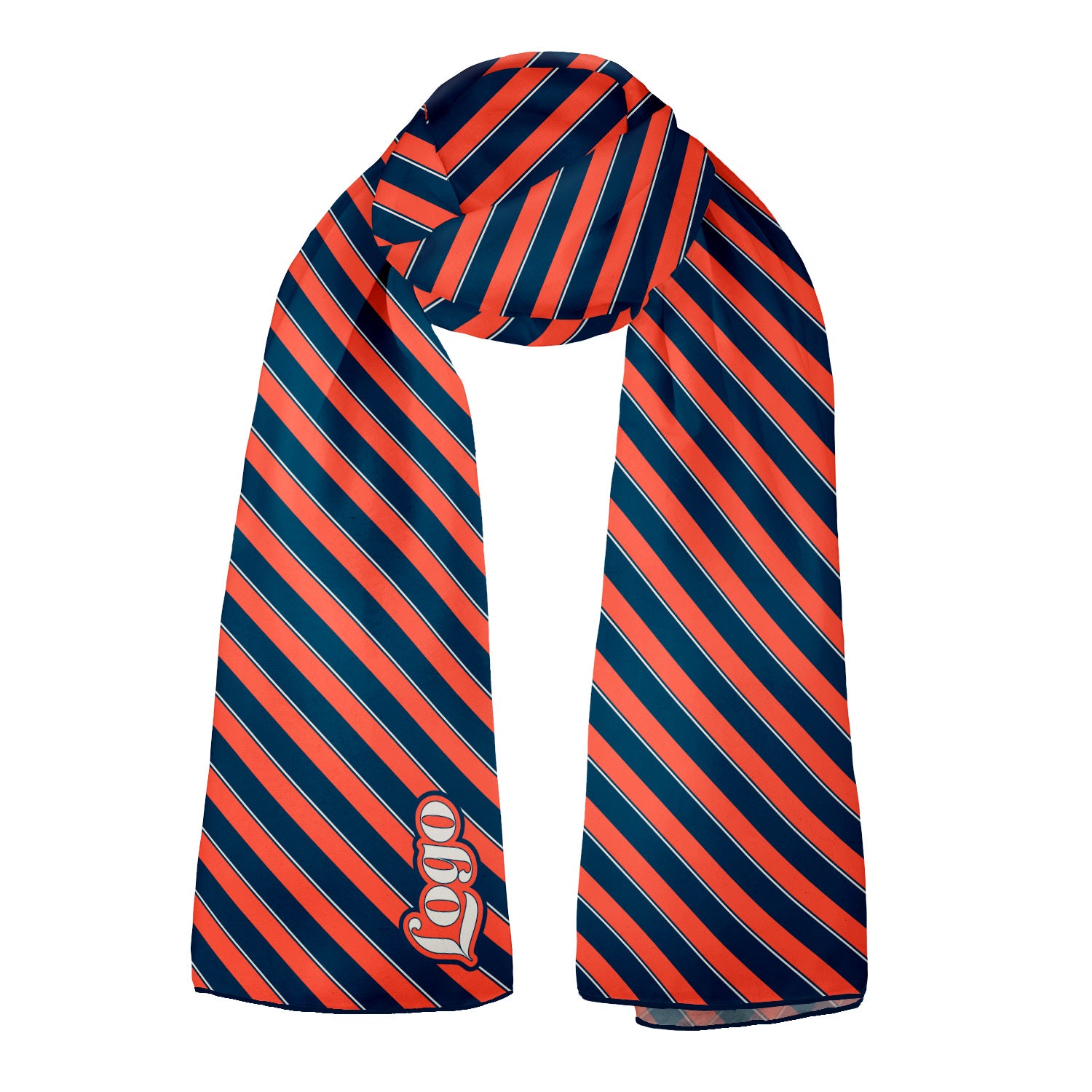 Federal 1 72 x 24 Rectangle Chiffon Logo Scarf - Knotty Tie Co.