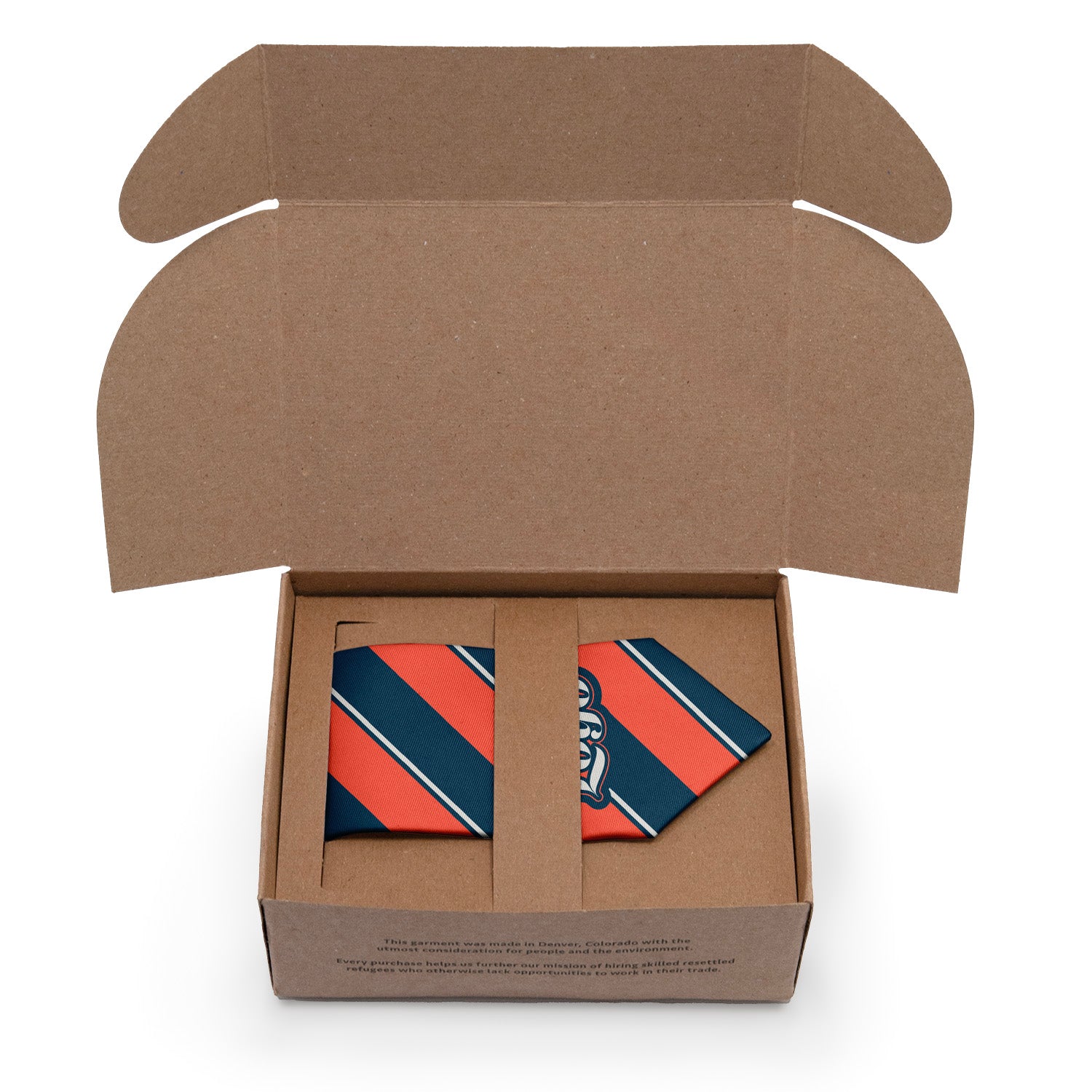 Custom Federal 1 Logo Tie - Packaging - Knotty Tie Co.