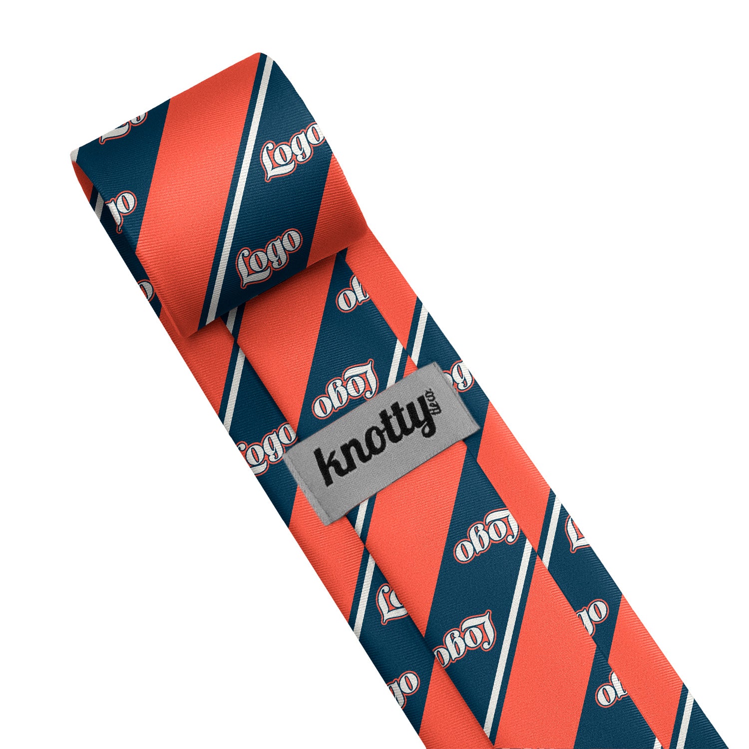 Custom Federal 2 Logo Tie - Tag - Knotty Tie Co.