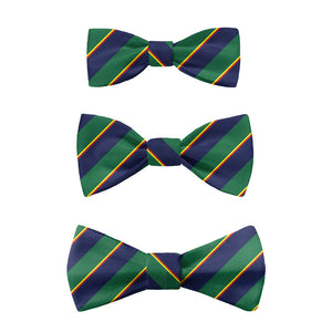 Federal Stripe Bow Tie -  -  - Knotty Tie Co.