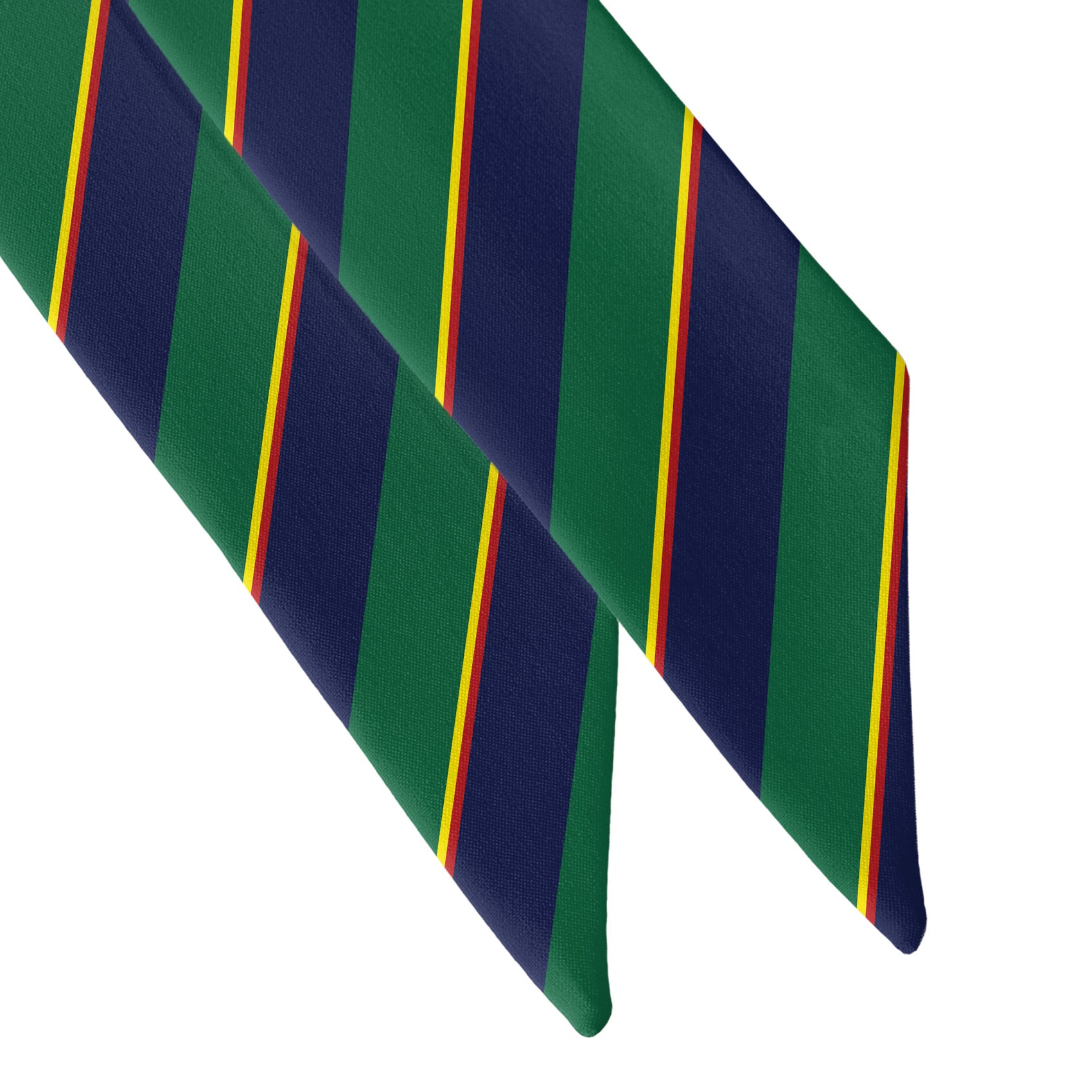 Federal Stripe Hair Scarf - Scarf Tapered Ends - Knotty Tie Co.