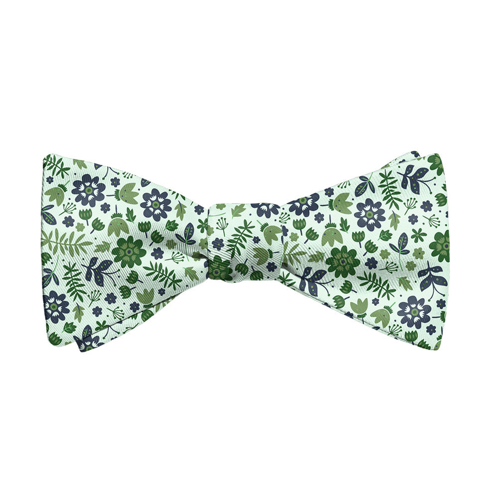 Field Floral Bow Tie - Adult Standard Self-Tie 14-18" -  - Knotty Tie Co.