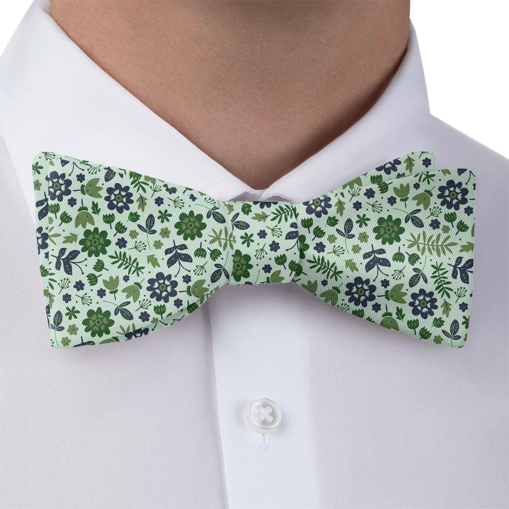Field Floral Bow Tie - Bow Tie with Dress Shirt - Knotty Tie Co.