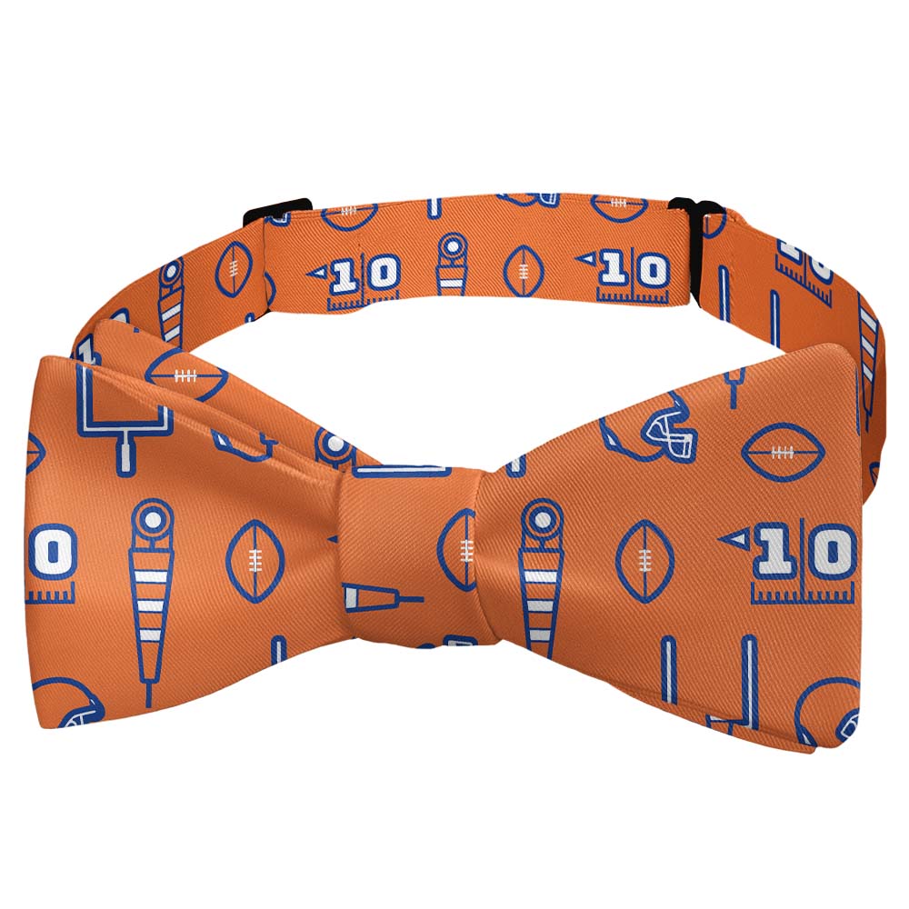 First Down Football Bow Tie - Self Tie Bow Tie - Knotty Tie Co.