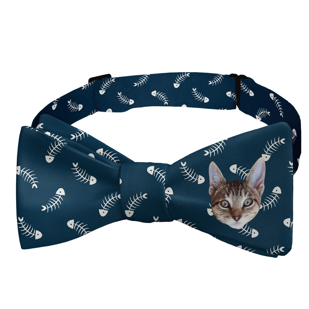 Fish Bone Photo Bow Tie - Self Tie Bow Tie - Knotty Tie Co.