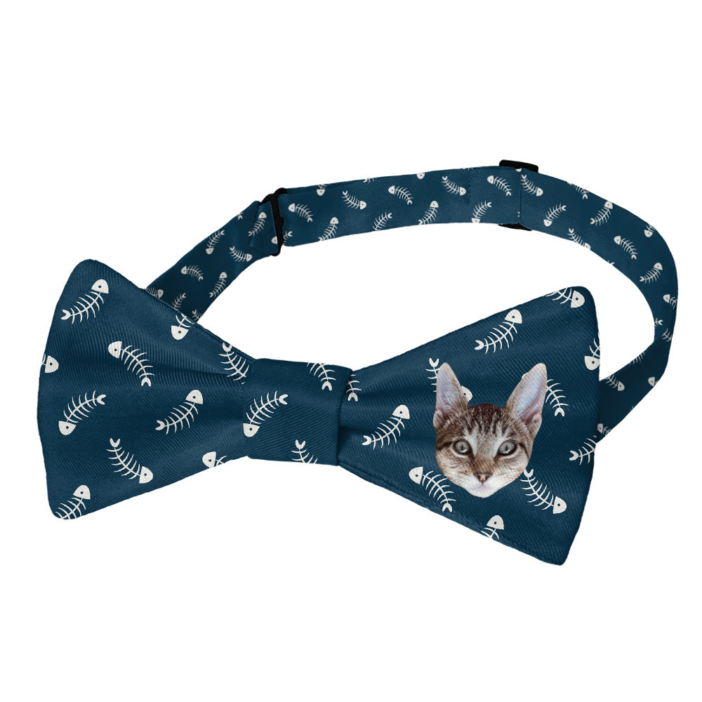 Fish Bone Photo Bow Tie - Pre-Tied Bow Tie - Knotty Tie Co.