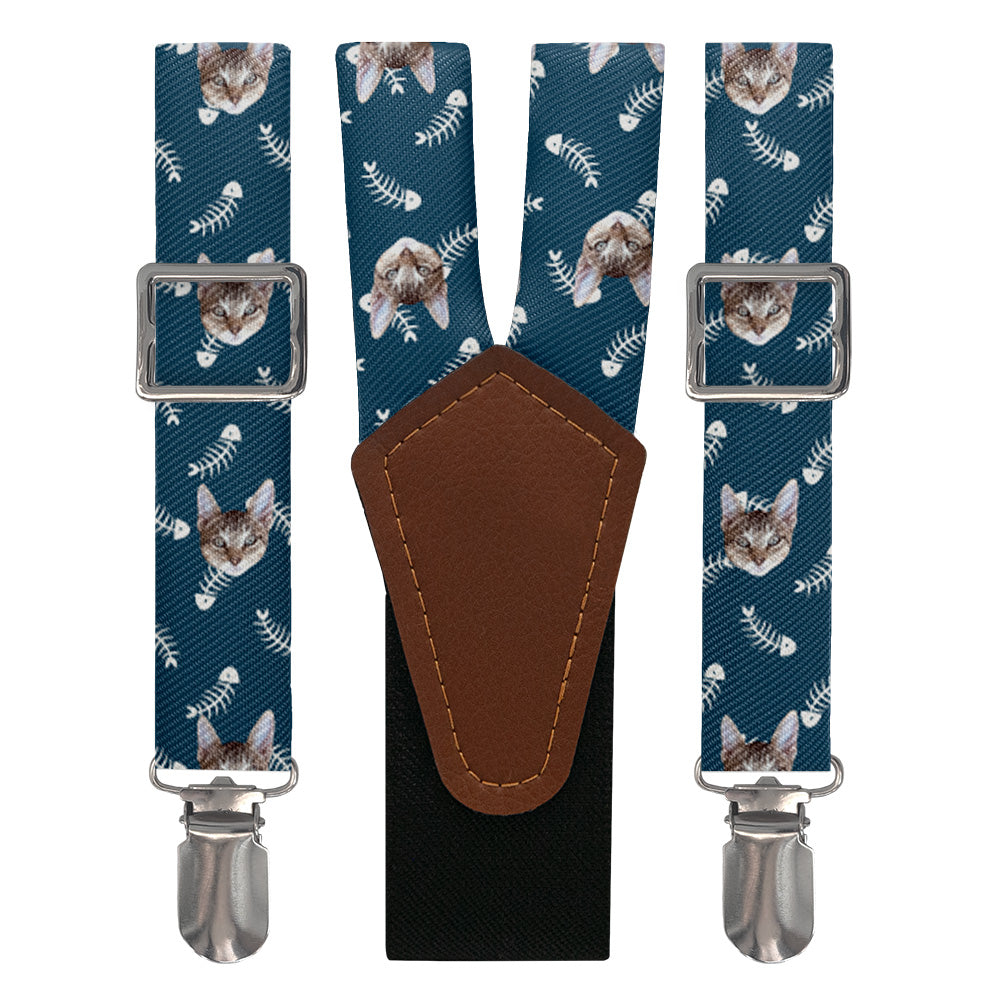 Fish Bone Photo Suspenders - Main View - Knotty Tie Co.
