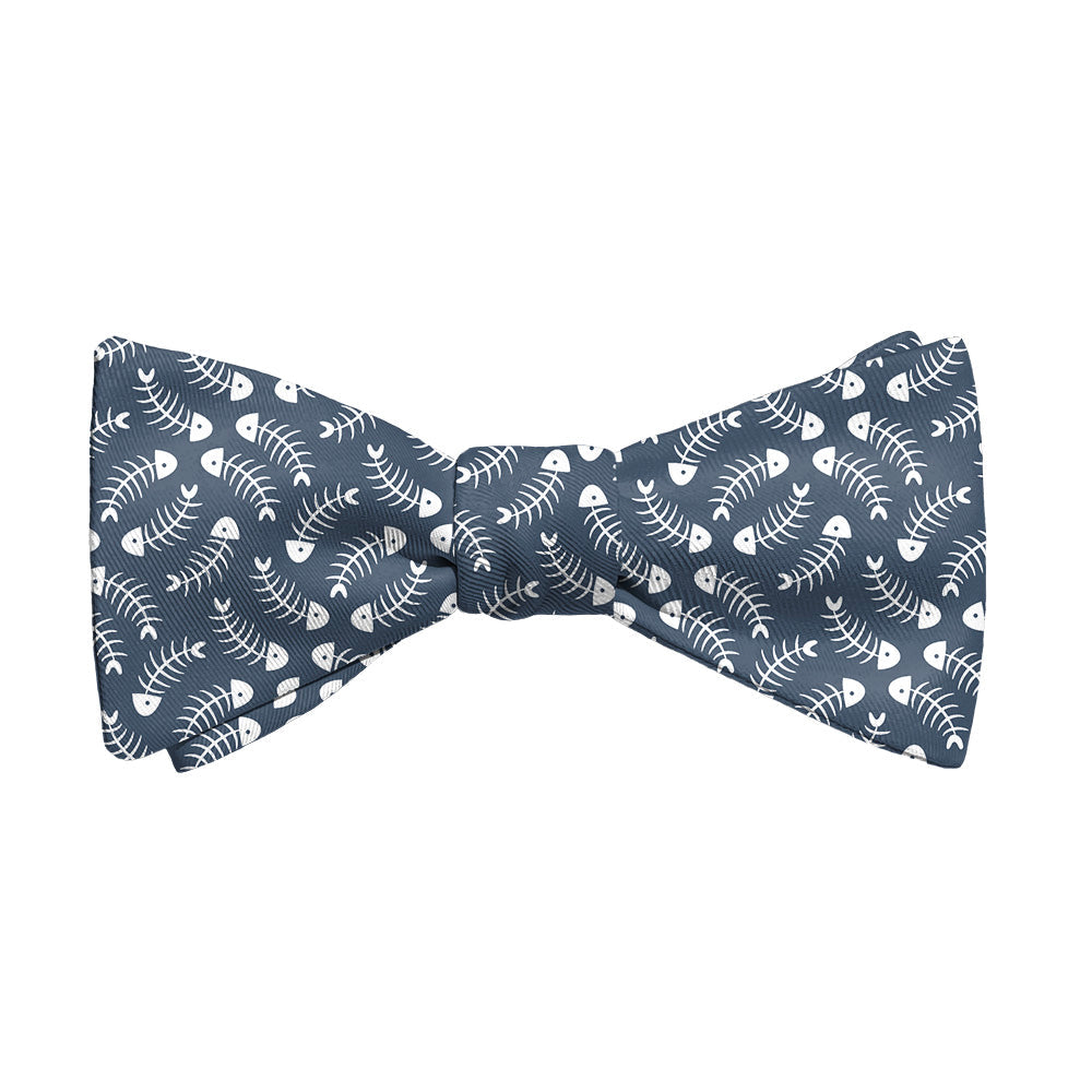 Fishbone Bow Tie - Adult Standard Self-Tie 14-18" -  - Knotty Tie Co.
