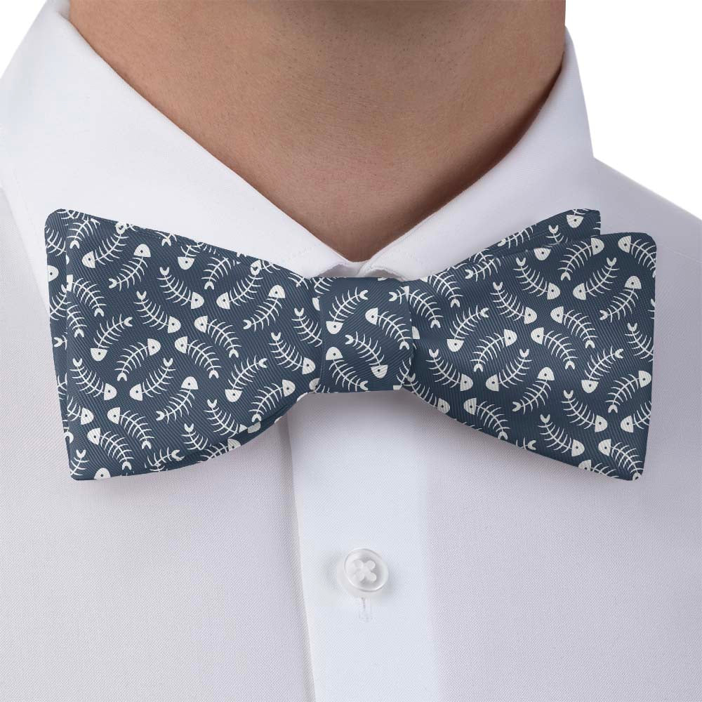 Fishbone Bow Tie - Self Tie Bow Tie - Knotty Tie Co.