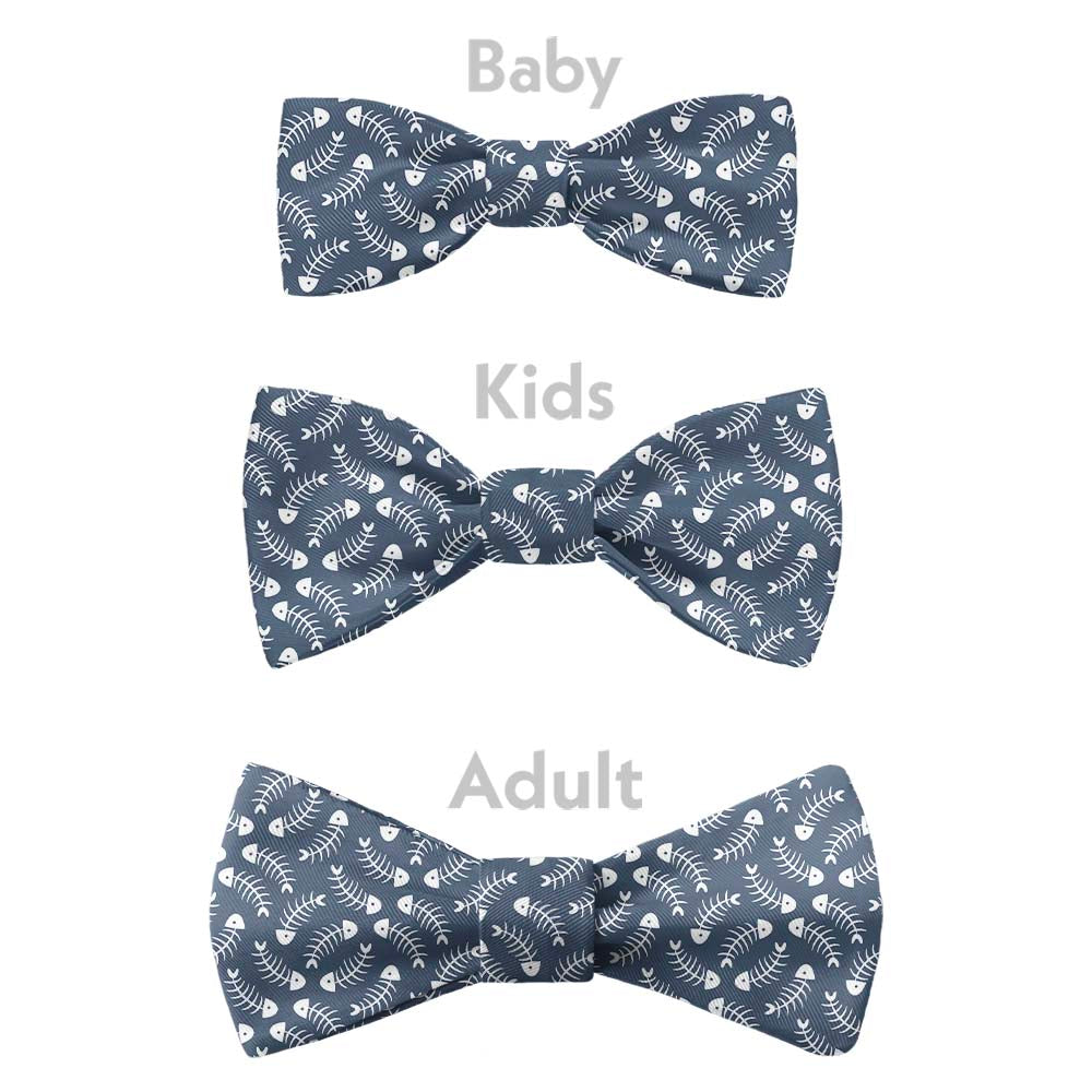 Fishbone Bow Tie - Bow Sizes - Knotty Tie Co.